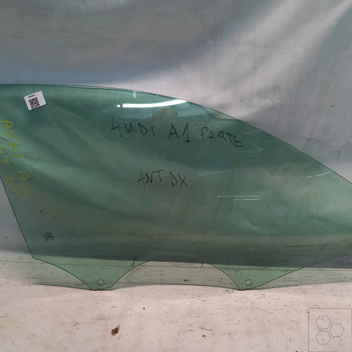 Right rear door glass - rear, audi