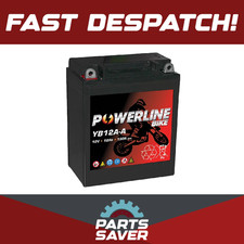 YB12A-A AGM Powerline Motorcycle Battery 12V 12Ah YB12AA GEL