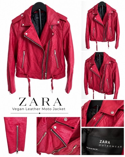 Zara red moto - zara,