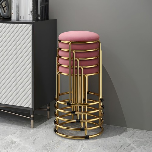 Velvet stool dining chair - ,