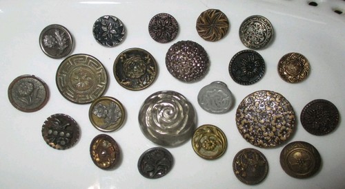 Lot antique victorian metal - lot,