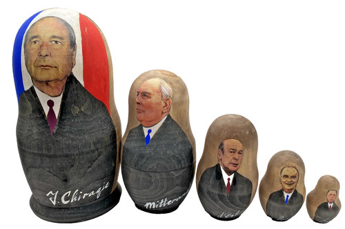 French presidents matryoshka - presidents,