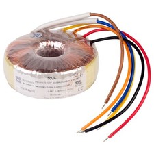 Vigortronix Toroidal Transformer 230V Single Primary 50VA 0-55V