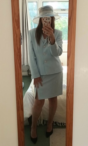 Richards baby blue - skirt, suit