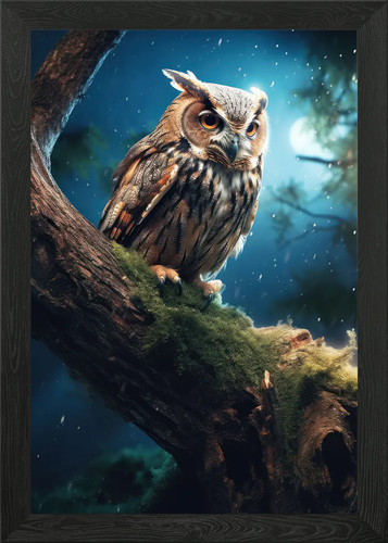 Fantasy owl night - fantasy, at