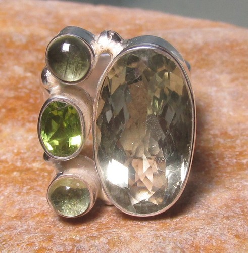 925 sterling silver green