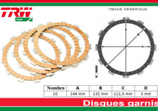 Set of 10 clutch trim discs