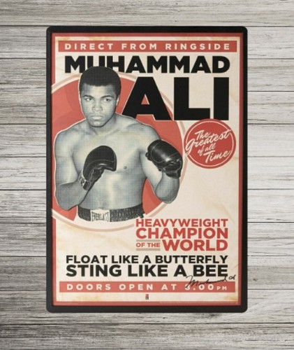 Vintage ali quote - vintage,