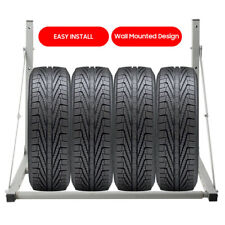 Mounted Car Tyre Rack Foldable Wheel Storage Rack Garage Spare 62*56*（71-122）CM
