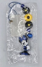 Japan Tokyo Disney Store Blue And Black Minnie Mouse Phone Charm/Keychain