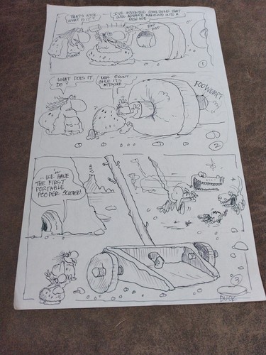 Original comic artwork duck - artwork,