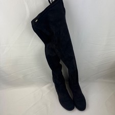 River Island Over-the-knee Boots Size 3 UK / 36 EUR - Black Suede