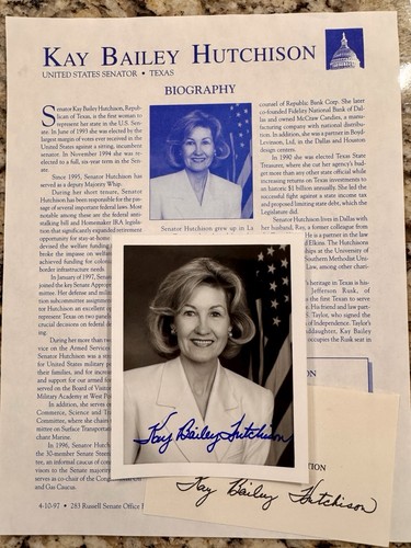 1990s era senator kay - era, us