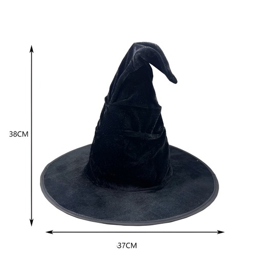 Halloween crumpled witch hat - halloween,