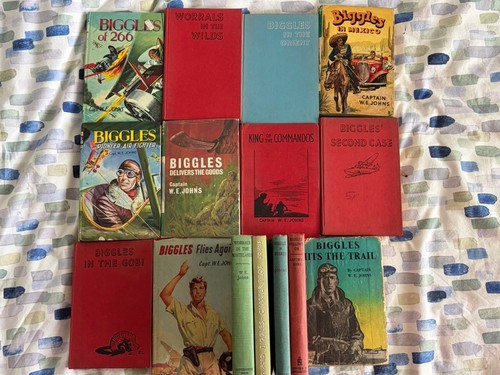 Vintage biggles books - 16,