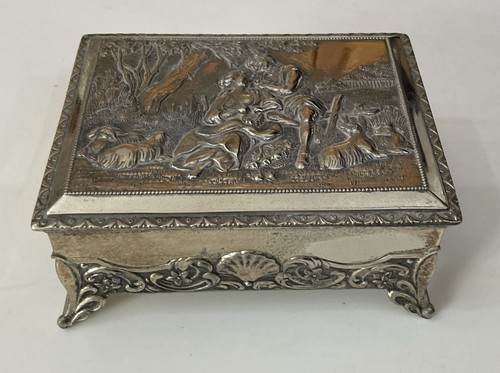 Vintage silver plate courting - silver,