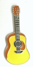 ACOUSTIC GUITAR ENAMEL PIN
