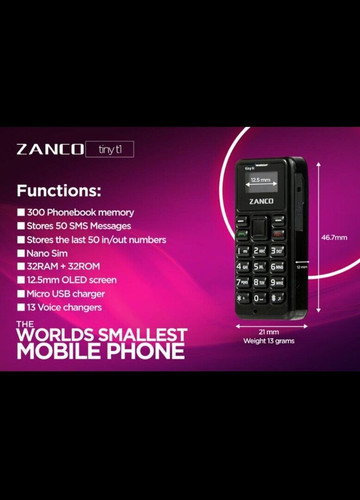 Zanco t1ny small phone - t1,