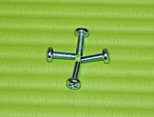 Fixing screw attach stand - fixing, to