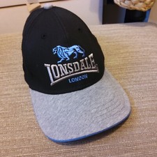 Lonsdale Junior Size Baseball Cap Hat Navy Blue