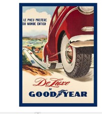 GOODYEAR DELUXE SIGN Retro