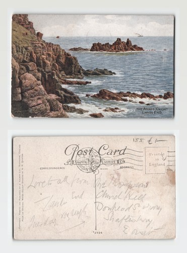 Postcard the armed knight - -,