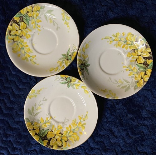 Vintage laburnum floral royal - vintage,