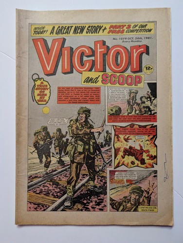 The victor and - scoop, comic,