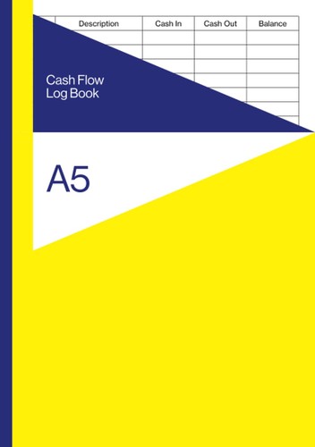 Cash flow log book - book, a5