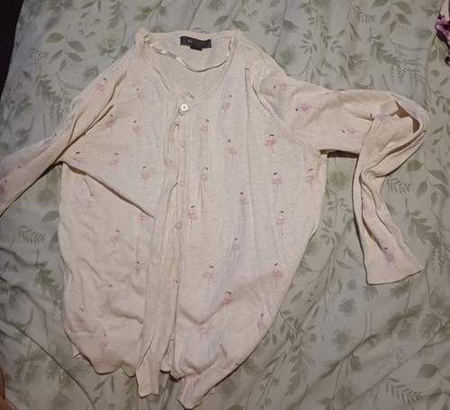 Flamingo cardi summer size - cardi,