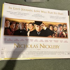 NICHOLAS NICKLEBY 2003 ORIGINAL QUAD POSTER 
