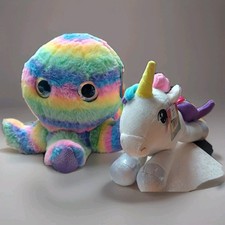 Bundle 2 x Rainbow Plush Toys