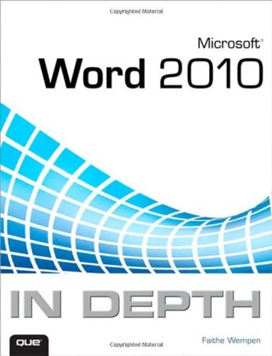 Microsoft word 2010 depth - in,
