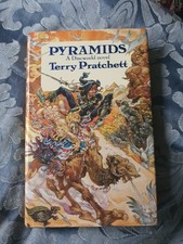 Terry Pratchett Pyramids HB First Edition Signed And Doodle