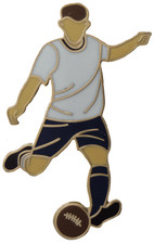 Bolton Wanderers Football Player Retro Gold Plated Pin Badge
