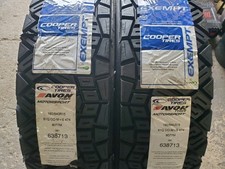 2 x 160/640/15 Cooper Gravel Tyres/rally tyres/gravel tyres/forest tyres,road 