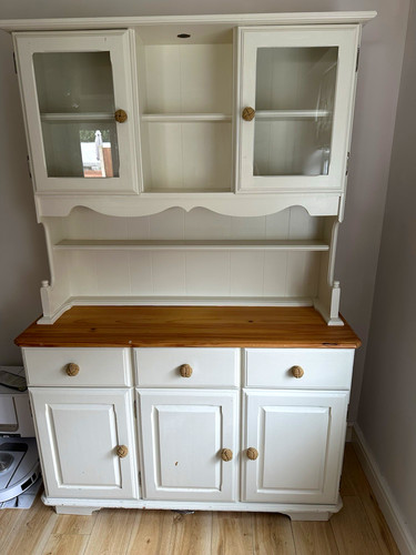 Welsh dresser painted wood - dresser,