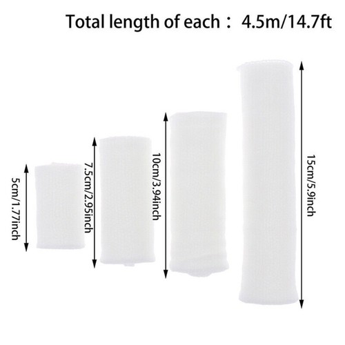 Length gauze roll bandage - 4.5m,