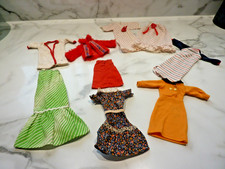 VINTAGE PEDIGREE SINDY DOLL CLOTHES NIGHTSHIRT,SPRINGTIME DRESS, SLEEP TIGHT .