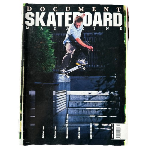Document skateboard magazine - skateboard,