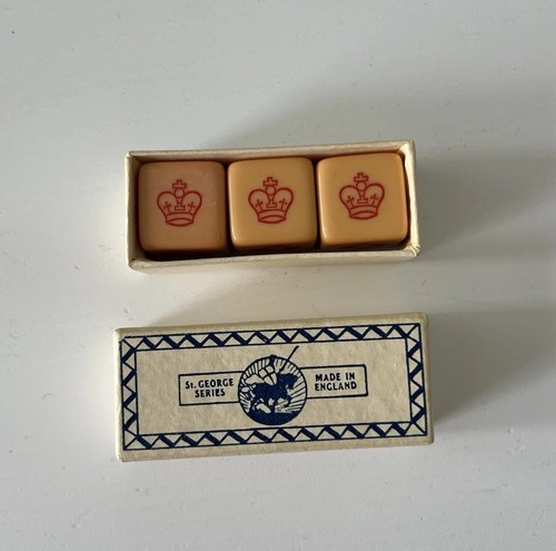 Vintage crown and anchor dice - vintage,