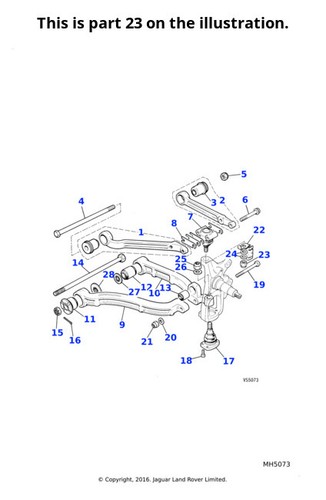 10x jaguar locknut exterior - 10x,