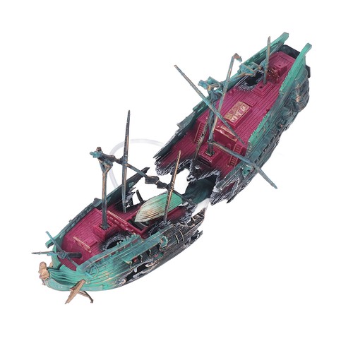 Aquarium shipwreck decor safe - shipwreck,