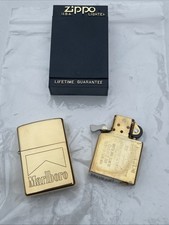 Unused Zippo Brass Marlboro