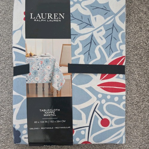 Ralph lauren tablecloth blue - lauren,