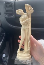 Vtg. A. Santini Made In Italy Aphrodite Goddess Statue Signed Marble Base