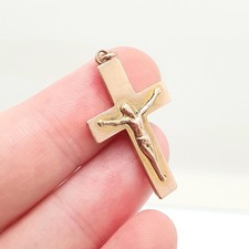 Antique 9ct 9k Rose Gold Jesus