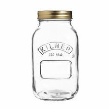 3 Kilner Preserve Jar 1L Screw