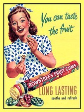 Rowntrees Fruit Gums, Retro