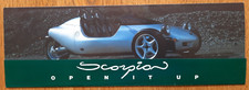 GRINNALL SCORPION car sales brochure from the UK. 3 wheel sports car